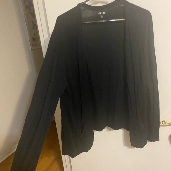 2X Apt 9 black cardigan with pockets - Picture 6 of 8